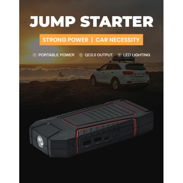 банк ROHS пиковой силы стартера 600A скачки автомобиля 44.4Wh 12000mAh