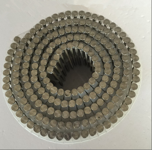 Пластиковый хвостовик кольца нержавеющей стали катушки пригвождает хвостовик извива для оружия ногтя