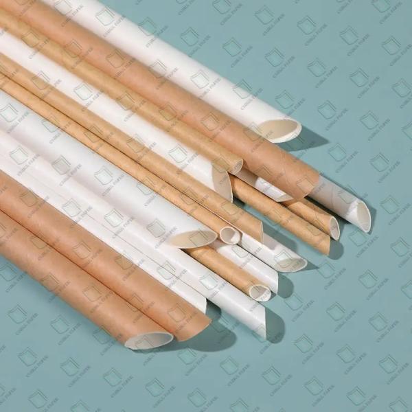 Papel de palha de coquetel biodegradável