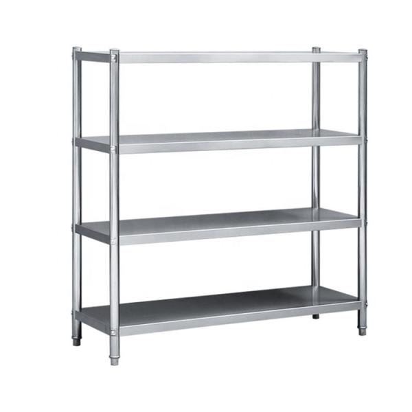 Industrial Heavy Duty Stainless Steel Storage Shelves , 5 Feet Long Open Metal Shelving