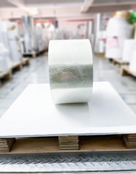 Light White PET BOPP Adhesive Jumbo Roll Paper SGS Approval