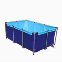 Étang de poissons en PVC écologique adapté à l'élevage de poissons et de crevettes