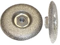 Rebolo Copo Diamantado Brasado a Vácuo M14/16 Flange