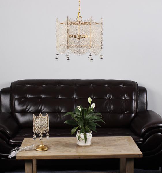 Rustic cottage crystal chandelier indoor home Lighting (WH-CI-83)