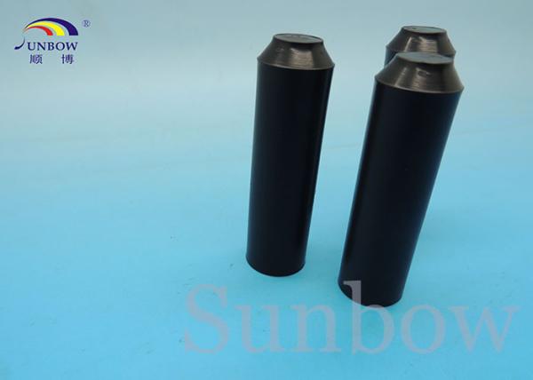 Black Polyolefin Heat Shrink End Cap Cable Accessories