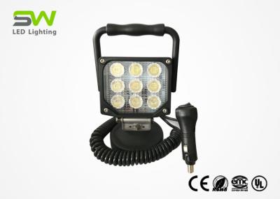Cor preta luz Handheld do trabalho do diodo emissor de luz de 12 volts posta pelo isqueiro do charuto do carro da C.C.