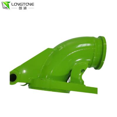 Cotovelo verde da tomada das peças do misturador concreto para a bomba de concreto do crescimento de Zoomlion