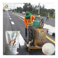 Peinture de marquage routier en thermoplastique blanc standard africaine Peinture de ligne de route en thermoplastique