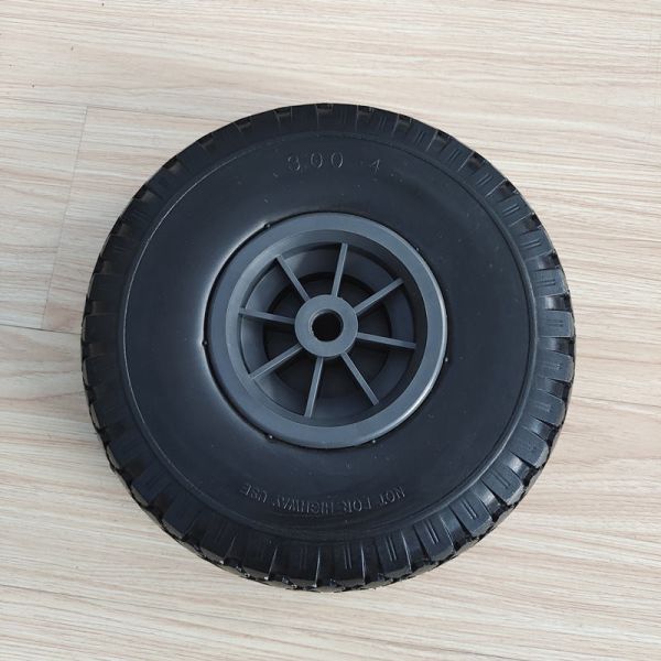 10 Inch 3.00-4 Pneumatic Rubber Tire Wheel For Hand Truck Trolley Dolly