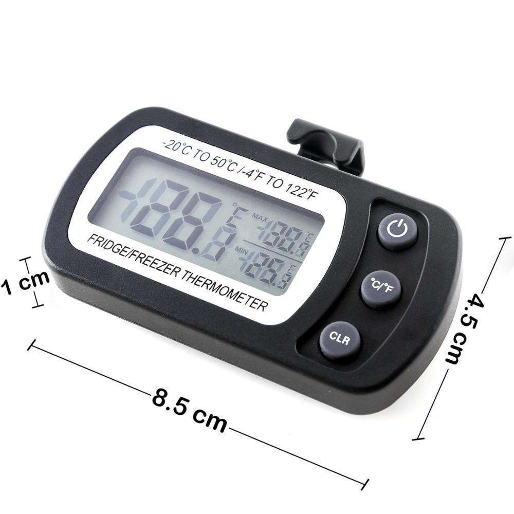 DTH-94 LCD Display -20℃～50℃ Digital Wall Refrigerator Thermometer Hygrometer Temperature Humidity MeterFor Fridge Freezer Cold Chain Transportation