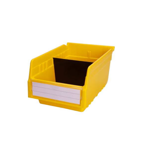 NO Caixote de prateleira de plástico dobrável para empilhar medicamentos no armazém Caixa frontal semi-aberta