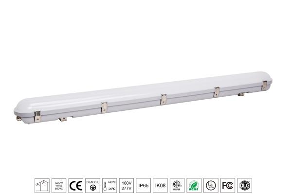 20W 40W 60W 5years Warranty IP65 LED Tri-proof Light For Warehouse Parking Lot