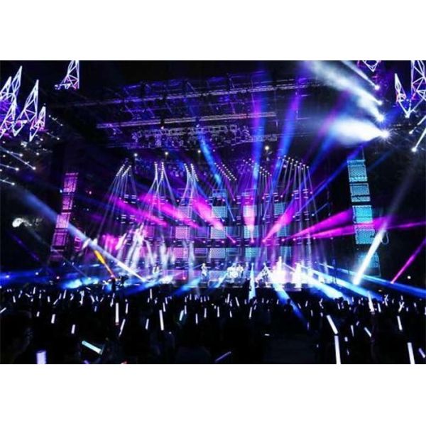 Light Weight Exterior Stage Rental LED Display With 640mmx640mm Aluminum Cabinet