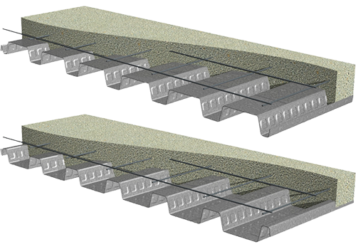 USA Mexico 0.8-1.6mm Thickness Galvanized Steel B Deck Composite Floor Deck Panel Roll Forming Machine With Embossing Roller For Sales