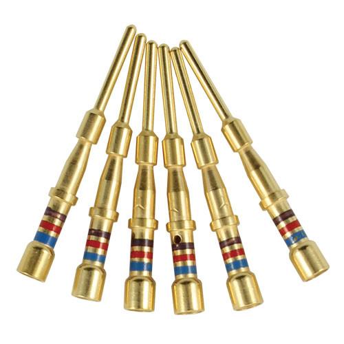 Gold Plated Crimp Contact Pin Meets MIL-C-26482 Series I / MIL-C-39029