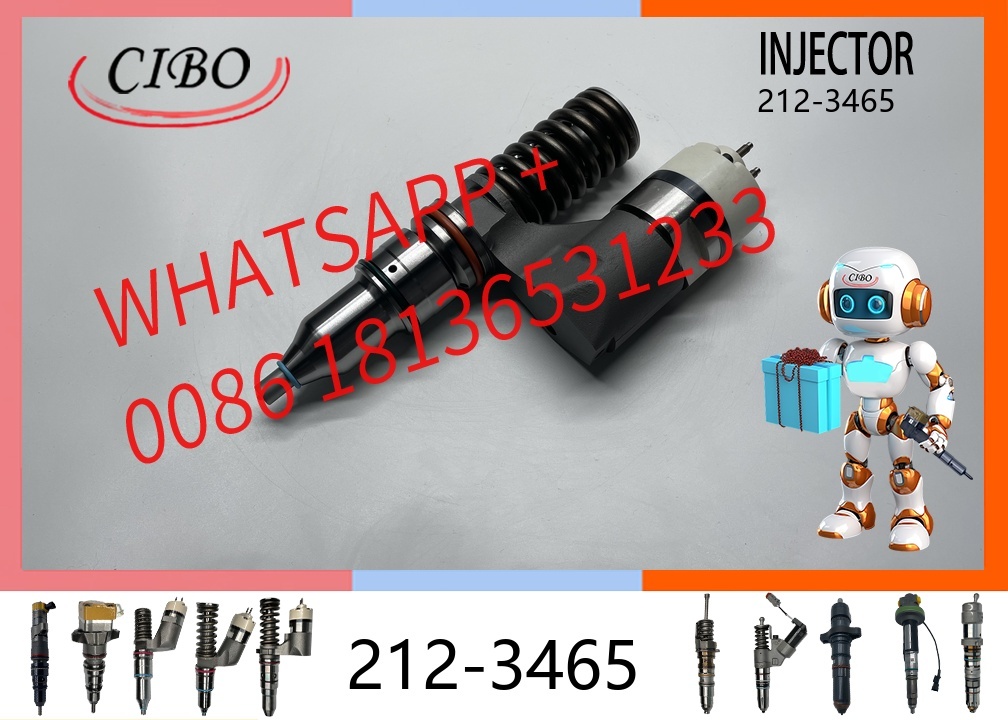 original 212-3465 10R-0961 350-7555 Diesel Engine Fuel Injector For  Excavator C12 original new injector