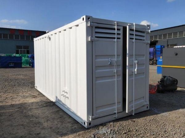 Electric Auto Control PLC  Integrated Stainless Steel Mbbr Package Containerized Domestic And Industrial Sewage Treatment Plant