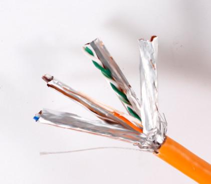 23AWG PVC S FTP CAT 7A   Ethernet Cable  For High Speed Industrial Networks