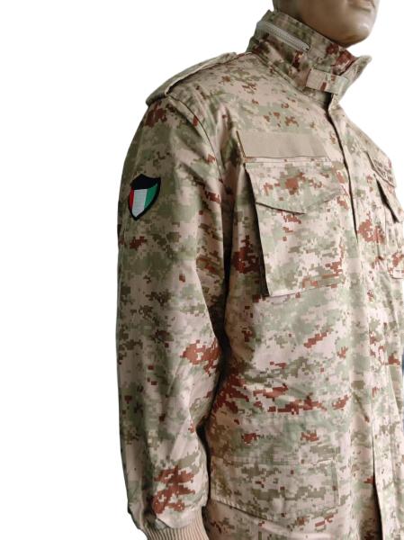 Customizable Military Jacket with Detachable Thermal Liner