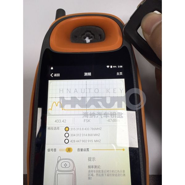 Original Geely Valeo X50 Smart Proximity Remote Key 4 Buttons 433MHz ID4A