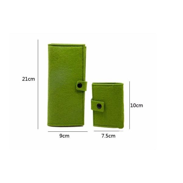 high quality reasonable price promotional felt purse factory with various color
