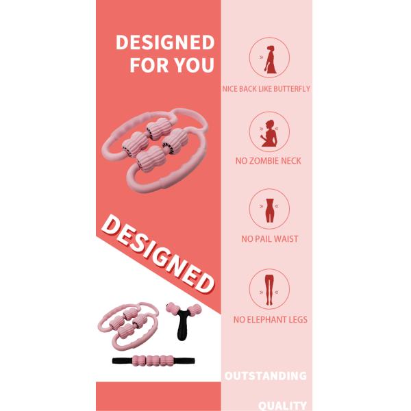 27CM Pilates Muscle Roller Stick For Cellulite Pressure Point Massage Roller