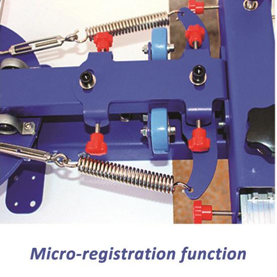 manual stand entry level garment carousel screen printing machine with micro-registration