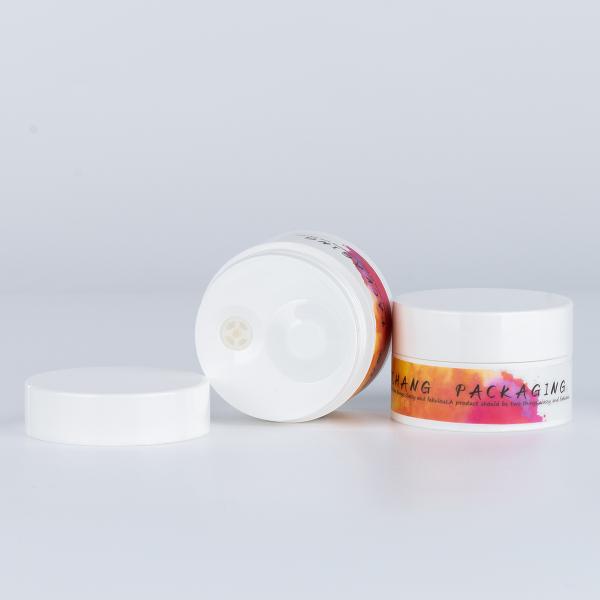 Customizable 30g 50g Plastic pp Round Airless Jar for Face Cream Eye Cream Cosmetic Packaging