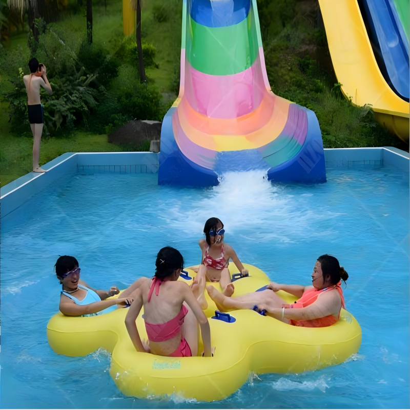 Family Rafting Slide Water 15-20m Height For Theme Aqua Park