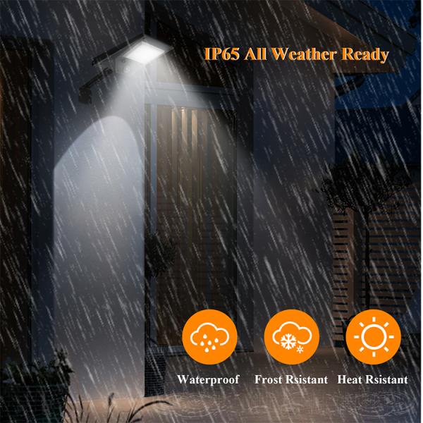 Solar LED Street Light Lamp Motion Sensor Outdoor Waterproof Garden Wall Mount Light