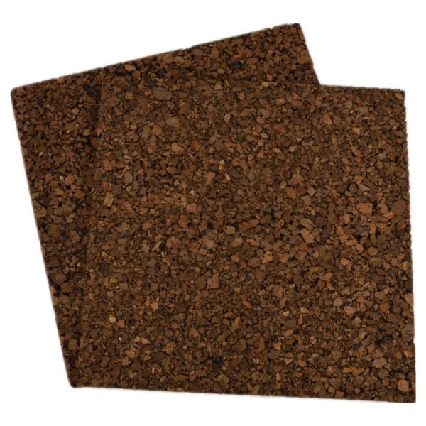 950*640*0.8mm Carbonized Cork Insulation Sheets Panels Cold Heat Proof