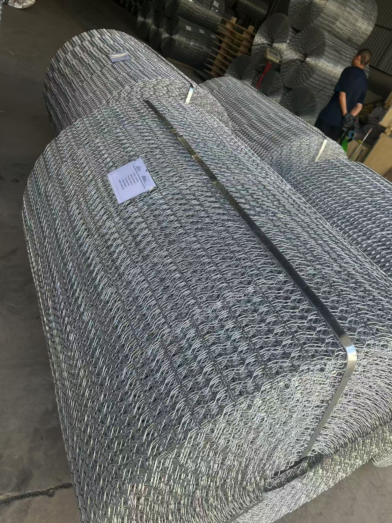 2.6MM Welded Galvanized Wire Pipe Line Reinforcing Mesh  For Subsea Gas And Oil Pipeline