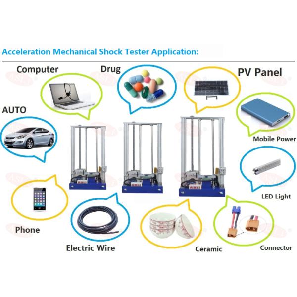 30ms Pneumatic Mechanical Shock Test Equipment For Electronic Products Impact Testing