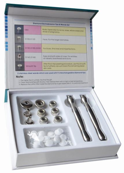2 In 1 Crystal Microdermabrasion Diamond Dermabrasion Machine Wrinkles Removal