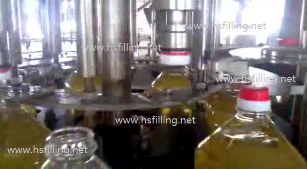 Automatic Edible Oil Barrel Filling Capping Machine Stainless Steel 304 316
