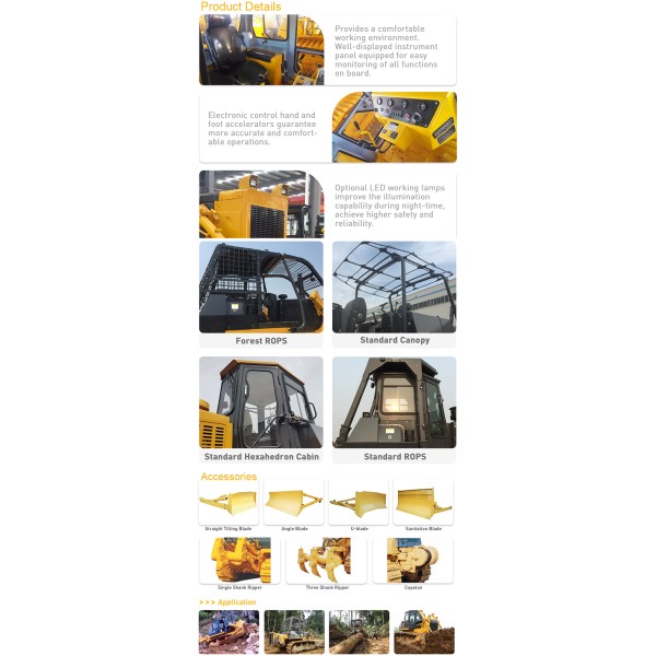 Secondhand Shantui SD13 Bulldozer Construction Equipment Dozer Earthmoving
