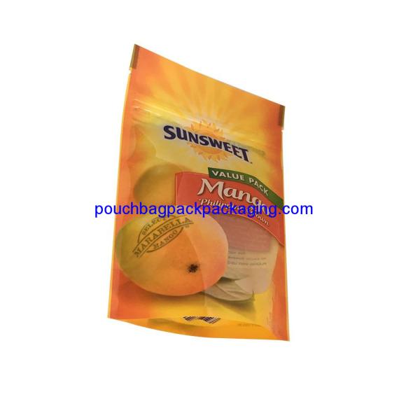 Fruit stand up pouch with zipper, stand up bag 1KG, 500g, 250g