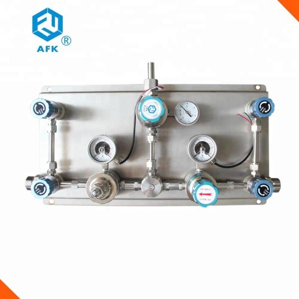 200 Bar Changeover Manifold , Stainless Steel Changeover Nitrogen Gas Panel