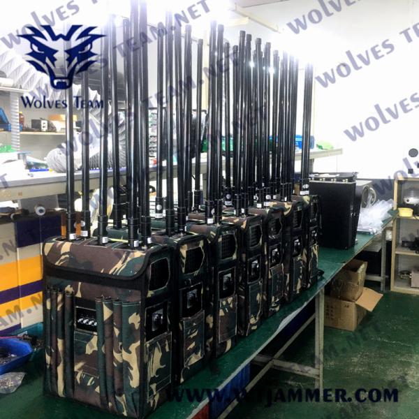 Военный Jammer сигнала трутня рюкзака 90W GPS WIFI 5.8G