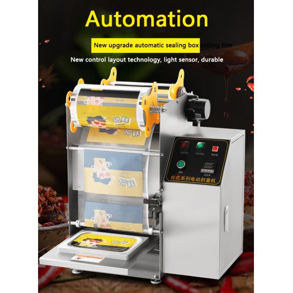 New technology automatic automatic sealing machine Bubble Tea Automatic Cup Sealing Machine
