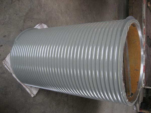 19mm 22mm Wire Rope Winch Drum Non Standard With LBS / Helical Grooving
