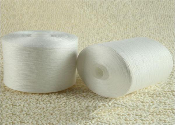 Linha de costura girada 50/2 do fio do cone poliéster plástico com material 100% do Virgin