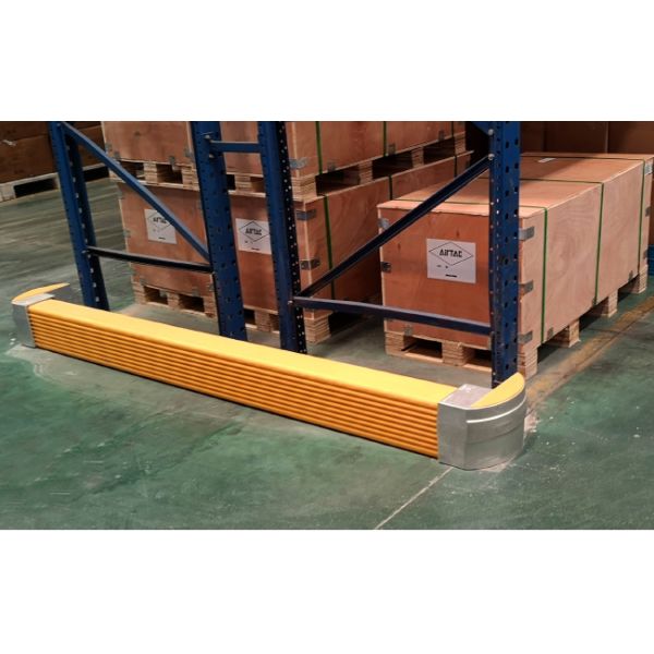 Heavy Duty Pallet Rack Protector Warehouse Pallet Rack Column Protection Flexible Plastic Guard Upright Protector