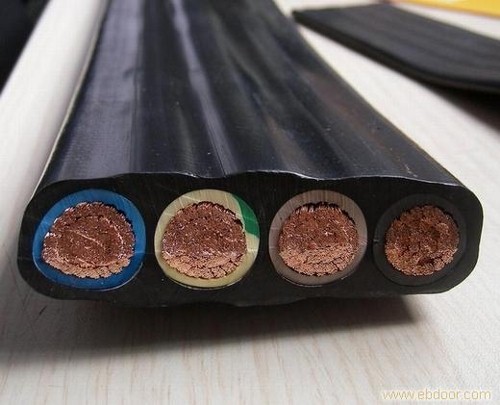 Flat Control Cable 4Cx16mm2  for Crane and Hoist Use,Flat  Lifter Cable, Flat Crane Cable