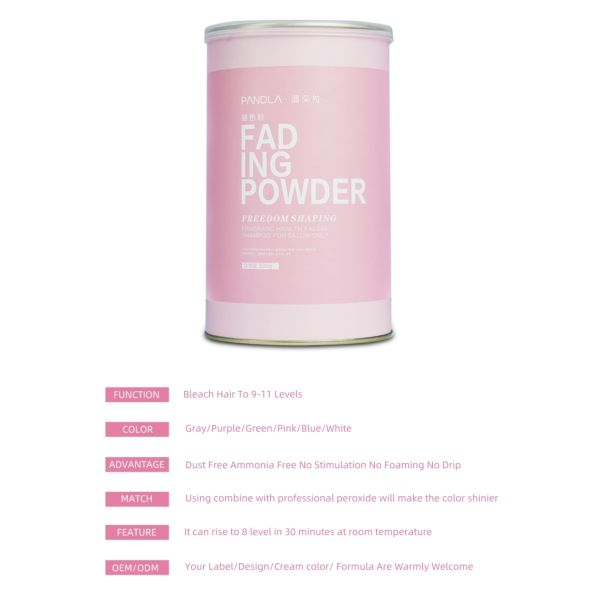 Professional Hair Bleaching Powder OEM Dust Free Wholesale Herbal Formula Wholesale Hair Color Manufacturer