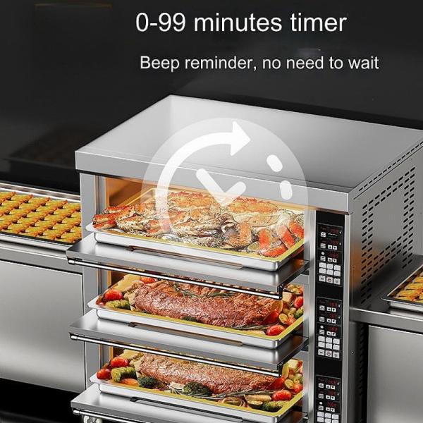 250 KG Professional Baking Ovens Small Size Gas and Electric Deck Pizza Oven for Bakery