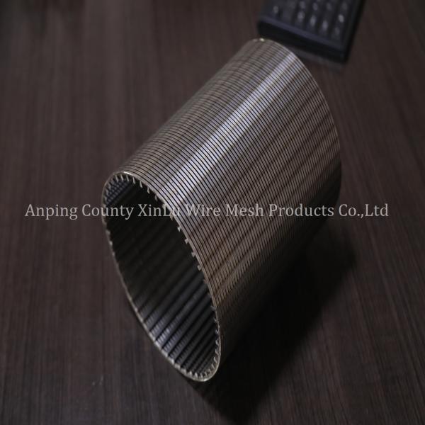Filtration Galvanized Q235 Wedge Wire Stainless Steel V Wire Johnson Continuous Slotted Screen PIpe