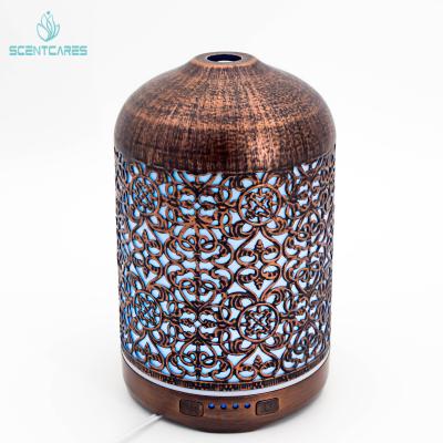 difusor ultrassônico do aroma do metal do óleo 260ml essencial