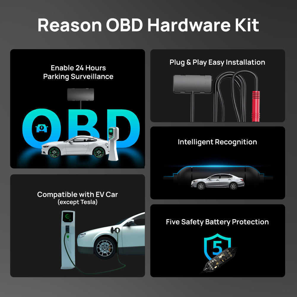 OBD-II Hardwire Power Cable Kit With Parking Mode / Low Voltage Protection