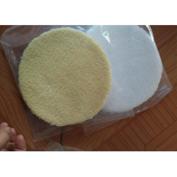 Lado doble durable natural del tampón para pulir de 5 lanas de la pulgada/solo lado para pulimentar de mármol